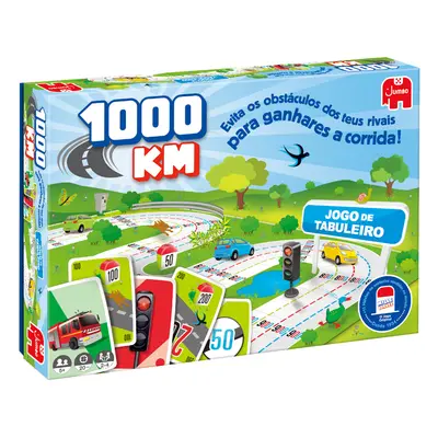 Jogo De Tabuleiro 1000km Jumbo 25.5x35.5x6cm