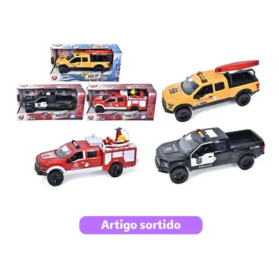 Carrinha Pick Up One Two Fun 1/12 Com Luz E Som Modelos Sortidos