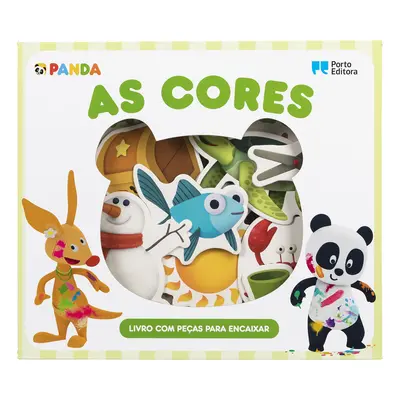 Livro Canal Panda - As Cores Livro Com Peças Para Encaixar