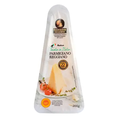 Queijo Parmigiano Reggiano Dop Auchan Á Mesa Em Itália Cura 22 Meses 200g