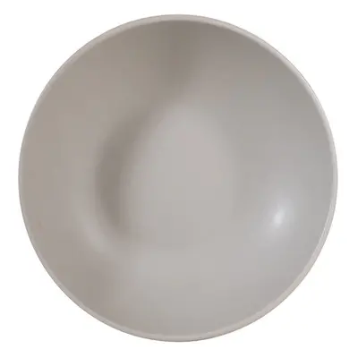 Cj 4 Pratos Sopa Grés Actuel Branco/bege 20cm P4