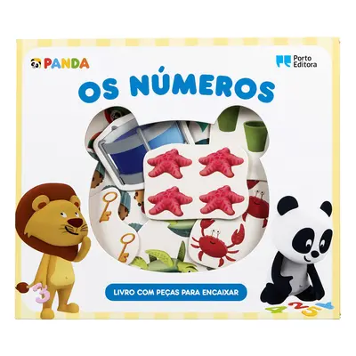 Livro Canal Panda - Os Números Livro Com Peças Para Encaixar