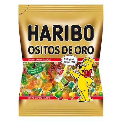 Gomas Haribo Ositos D'oro 100g