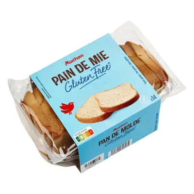 Pão De Forma Auchan Sem Gluten 400g