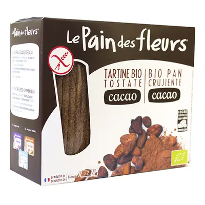 Pão Le Pain Des Fleurs Flores Cacau Sem Glúten Bio 160g