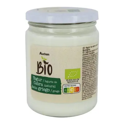 Iogurte Auchan Bio Natural Cabra Tipo Grego 420g