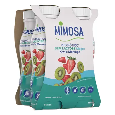 Iogurte S/lactose Mimosa Probiotico Kiwi/mor 4x151 Ml