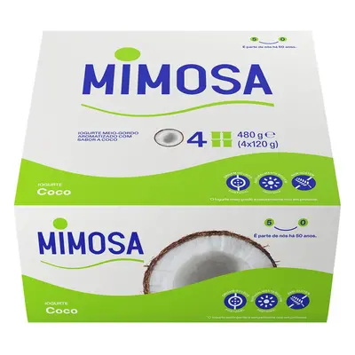 Iogurte Mimosa Aroma Coco 4x120g