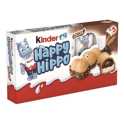 Bombons Kinder Happy Hippo Cacau T5 103.5 G