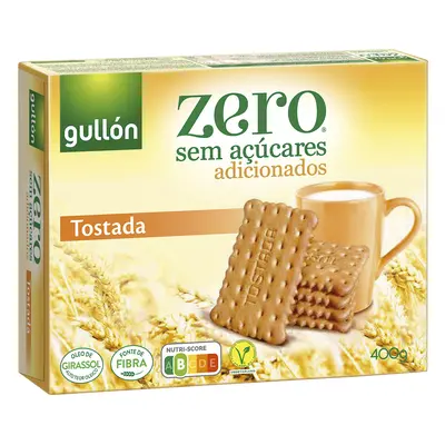 Bolacha Gullon Tostada Zero Sem Açucar 400g