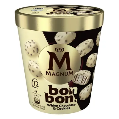 Gelado Magnum Bombons White Chocolate 12x17ml