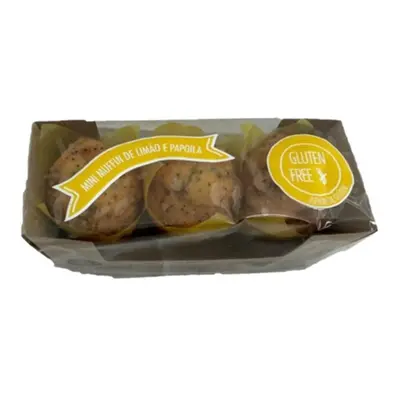 Muffins Limão E Papoila Museu Do Pão Sem Glúten 3x40g