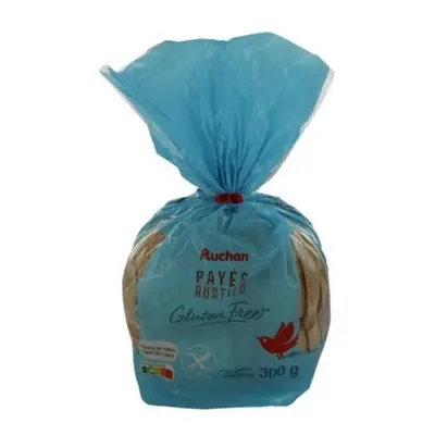Pão Auchan Rústico Sem Glúten 300g