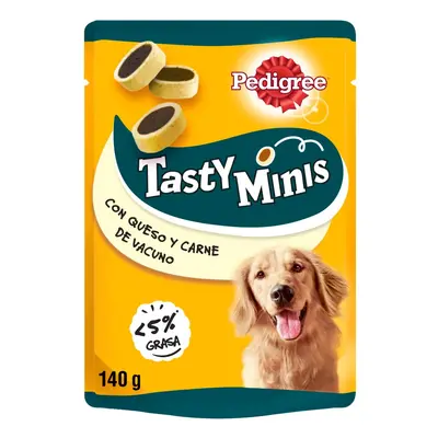 140 g Pedigree Tasty Mini Snacks Sabor Queijo e Boi para Cães