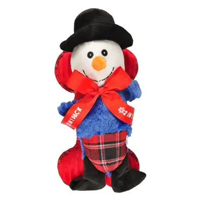 Flamingo Natal Boneco de Neve e Osso de peluche para cães