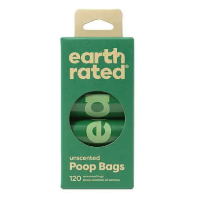 120 UN Earth Rated Recarga de sacos sem perfume para as fezes de cão