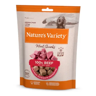 50 g Nature's Variety Meat Chunks Boi liofilizado para cães