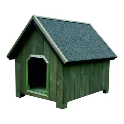 TK-Pet Alpine Casota de Madeira Cinzenta para cães