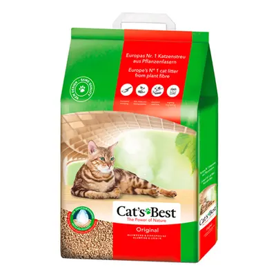 4.3 kg Cat's Best Öko Plus Absorvente Vegetal para gatos