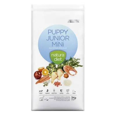 3 KG Natura Diet Puppy Junior Mini Frango ração para cães