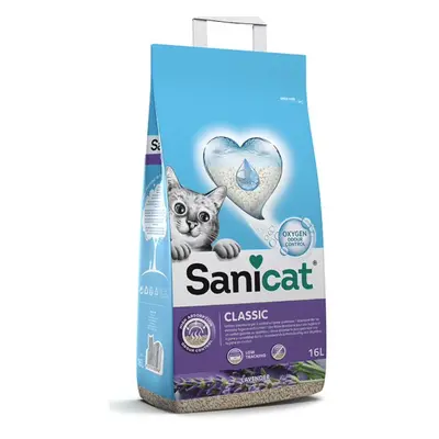 16 L Sanicat Classic Areia Absorvente Alfazema