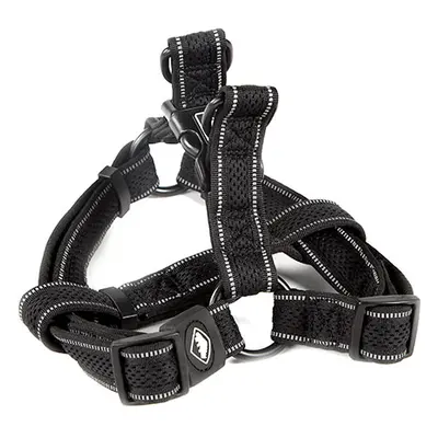 TK-Pet Reflective Comfort Peitoral Preto para cães