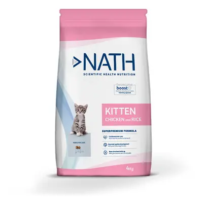 4 kg Nath Kitten Frango e Arroz ração para gatos