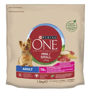 Purina One Mini Adult Bifensis Boi ração para cães