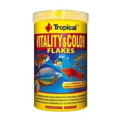 0.25 L Tropical Vitaly & Color Flocos com Vitamina E para peixes