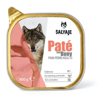 300 g Salvaje Adulto Boi em Patê terrina para cães