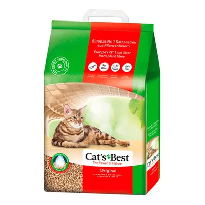 17.2 kg Cat's Best Öko Plus Absorvente Vegetal para gatos