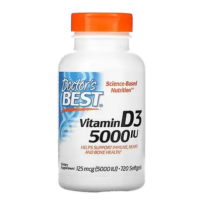 Doctor's Best Médicos Melhor Vitamina D3, 180 softgels (Pacote de 1)