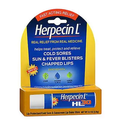 Herpecin-l Herpecin L Lip Balm Stick, 0.1 Oz (Pacote de 1)