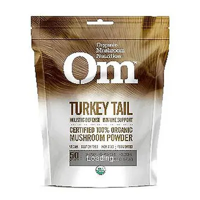 Om Mushrooms Om Cogumelos Orgânico Turquia Cauda Cogumelo em Pó, 3,57 Oz (Pacote de 1)