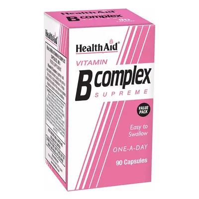 Health Aid Saúde Aid complexo de vitamina B Supremo, 90 cápsulas