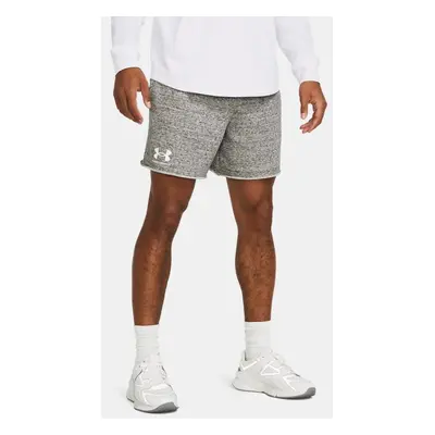 Men's Under Armour Rival Terry 6" Shorts Onyx White / Onyx White XXL