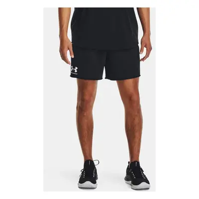 Men's Under Armour Rival Terry 6" Shorts Black / Onyx White XXL