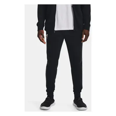 Men's Under Armour Rival Terry Joggers Black / Onyx White L