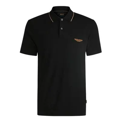 Polo BOSS x ASTON MARTIN em lã merino