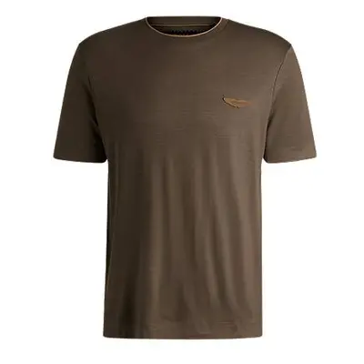 T-shirt BOSS x ASTON MARTIN em jersey de lã merino