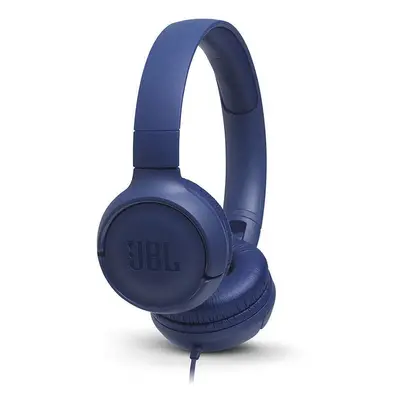 Fones de ouvido JBL Tune 500 com microfone azul