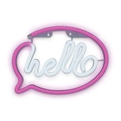 Forever Neon Led Light Hello Pink White