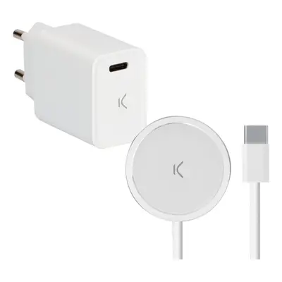 Ksix MagCharge Carregador Sem Fios 15W para iPhone 12