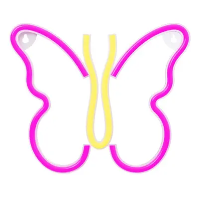 Forever Neon Led Light Butterfly Pink