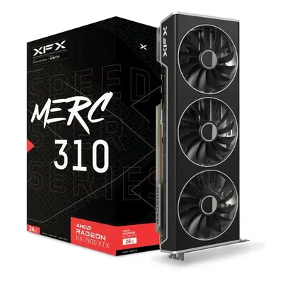 Placa Gráfica XFX SPEEDSTER MERC310 AMD Radeon RX 7900XTX Black Gaming 24GB GDDR6