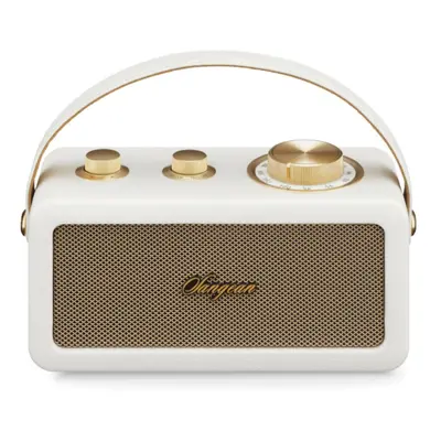 Sangean RA-101 Coluna Portátil Retro com Radio Ivory Gold