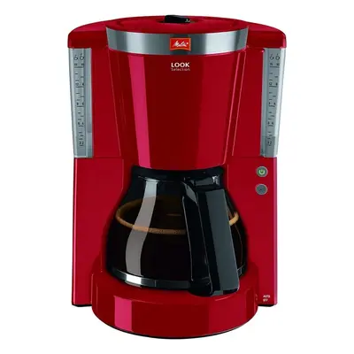 Melitta Look Glass Selection Cafeteira Elétrica 1.25L 1000W Vermelha