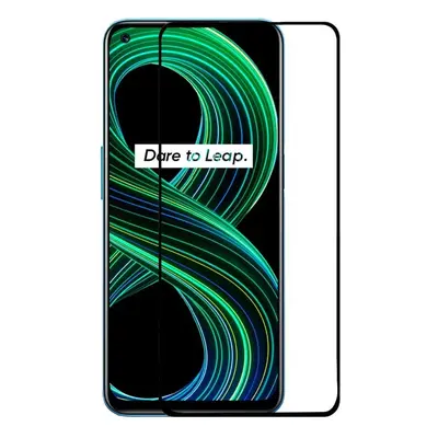 Cool Protetor Vidro Temperado 3D Preto para Realme 8 5G