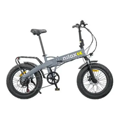 Nilox J4 Plus Bicicleta Elétrica Dobrável de Pneus Flat 20"x4" Cinzenta