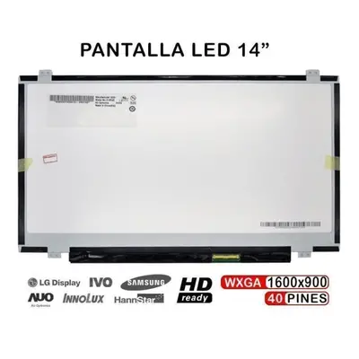 Tela Led 14.0" Para Portátil B140rw02